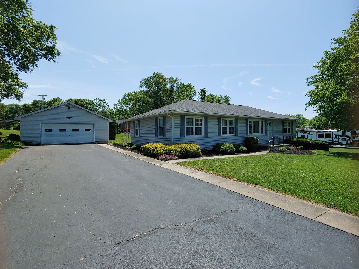 Image for 3 BR, 2 BA RANCHER W/ 2-CAR DETACHED GARAGE ON 0.78+/- ACRE CORNER LOT