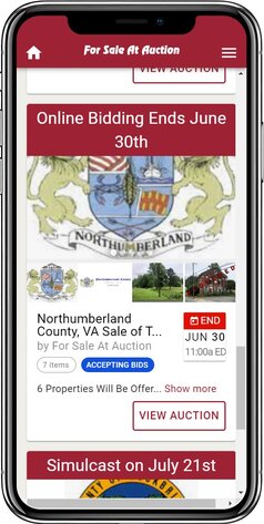 Image for Northumberland County, VA Sale of Tax Delinquent Real Estate