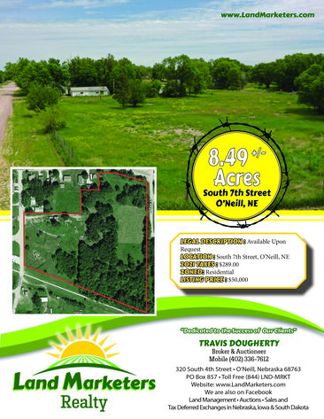 Image for 8.49 +/- Acres in O'Neill, Nebraska