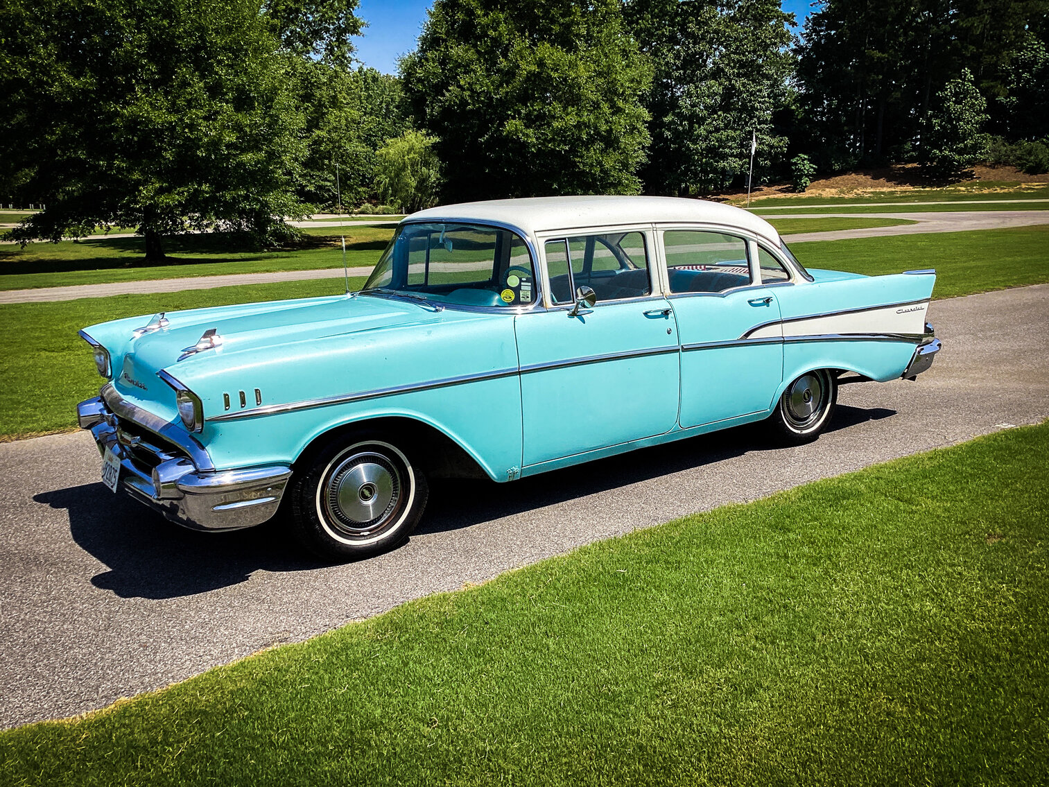 1957 CHEVROLET BEL AIR 210 4 DOOR SEDAN