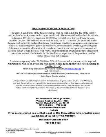 Image for Indian Acres - LIVE AUCTION