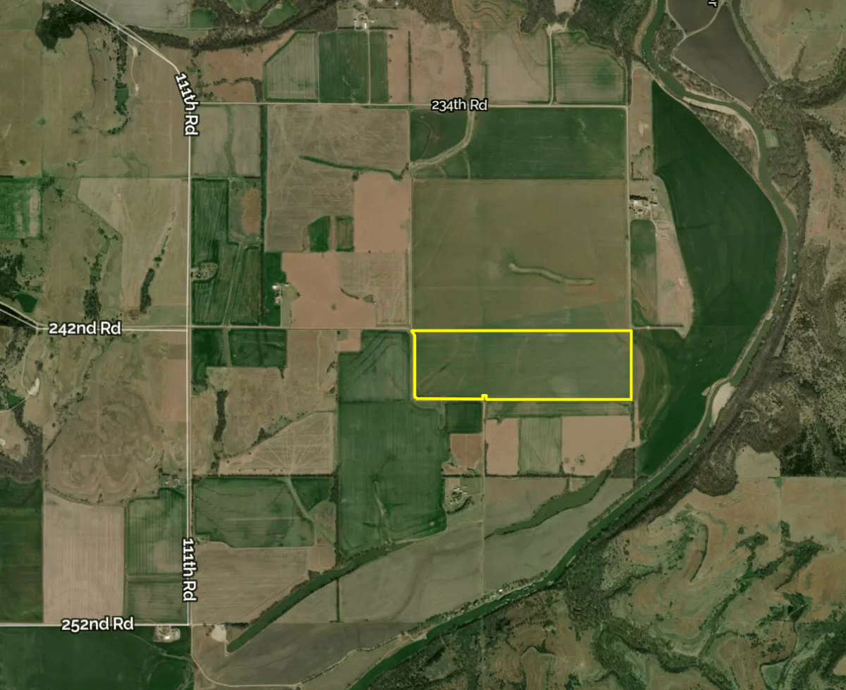 115+- Acres Walnut River Tillable Bottom Ground, Cowley County, Kansas photo 8