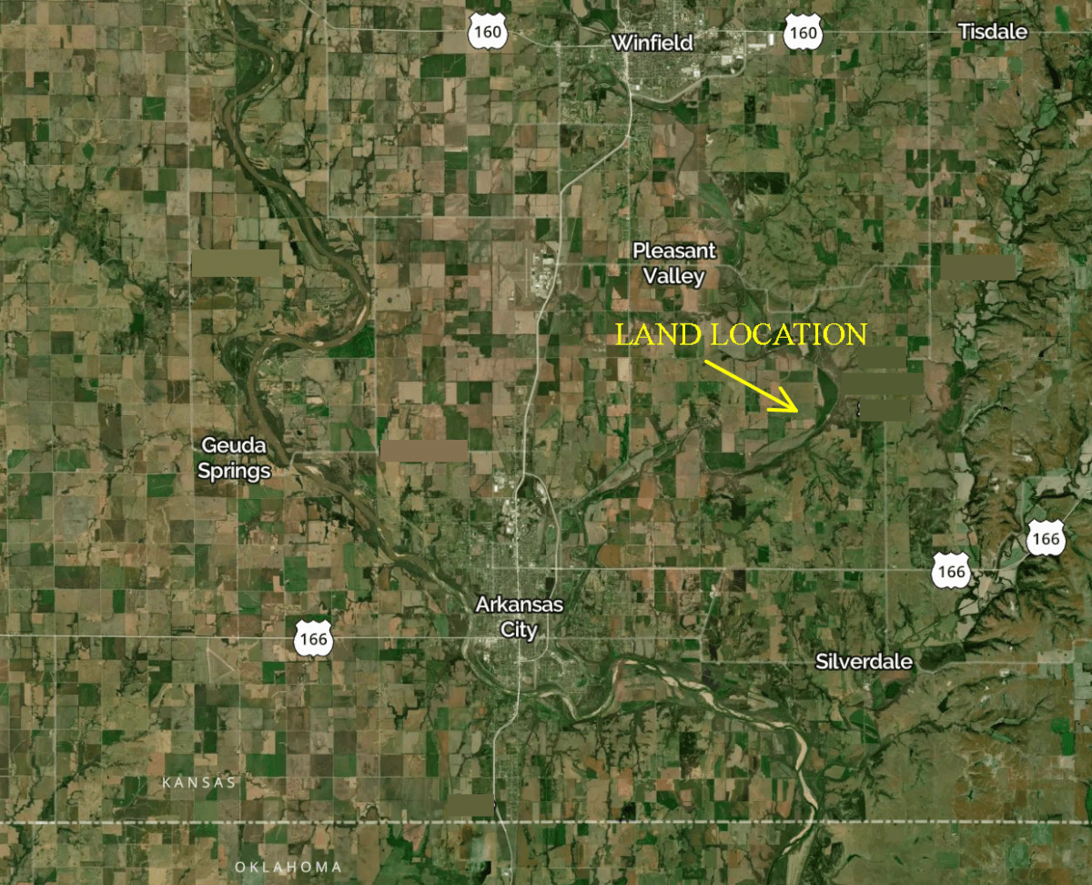 115+- Acres Walnut River Tillable Bottom Ground, Cowley County, Kansas photo 9