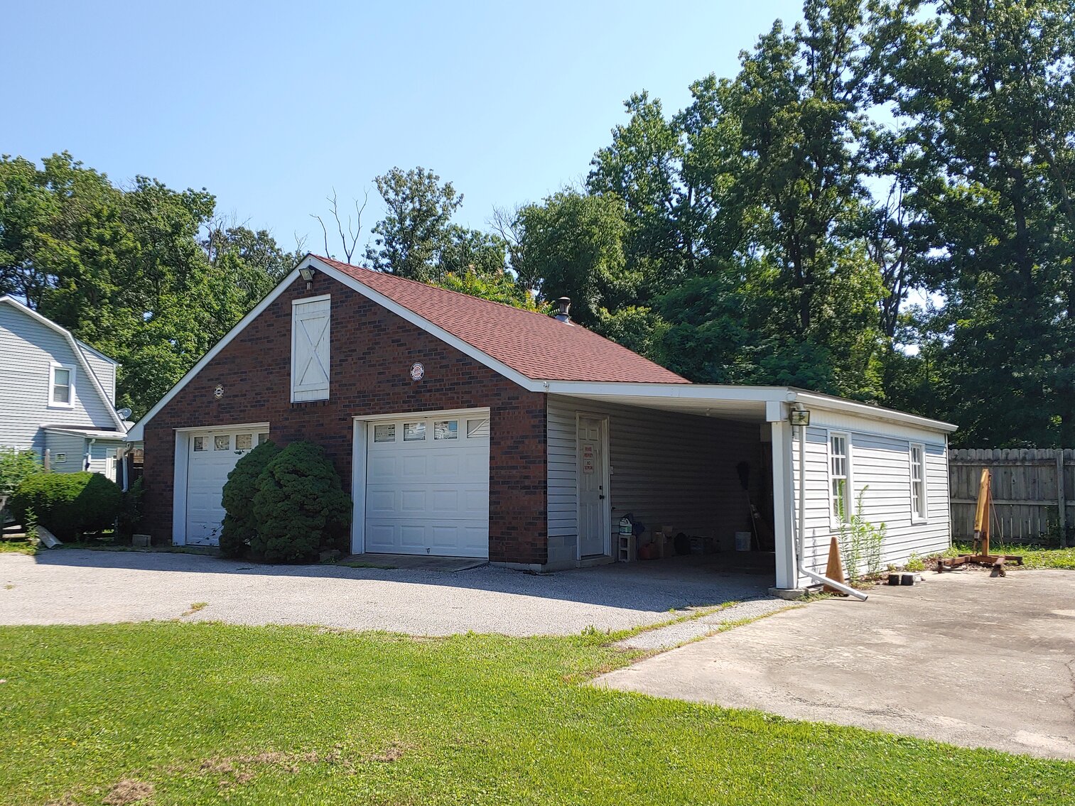 Image for CLEAN VINYL SIDED CAPE COD W/ LARGE DETACHED 2-BAY GARAGE W/ HEAT & AIR ON 0.56+/- ACRES