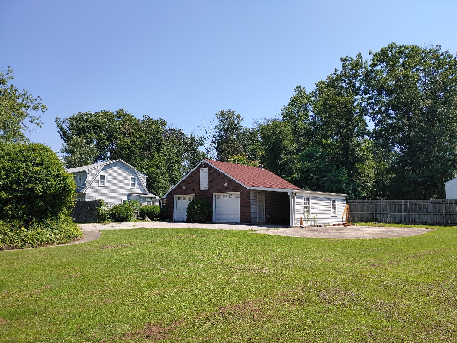 Image for CLEAN VINYL SIDED CAPE COD W/ LARGE DETACHED 2-BAY GARAGE W/ HEAT & AIR ON 0.56+/- ACRES