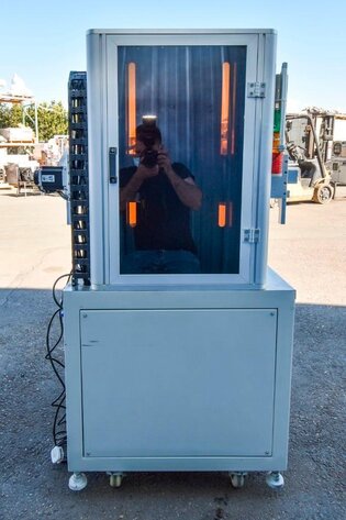 Image for ***SOLD*** MJK1137 Screen Printer for Vials, Single Station with foot pedal