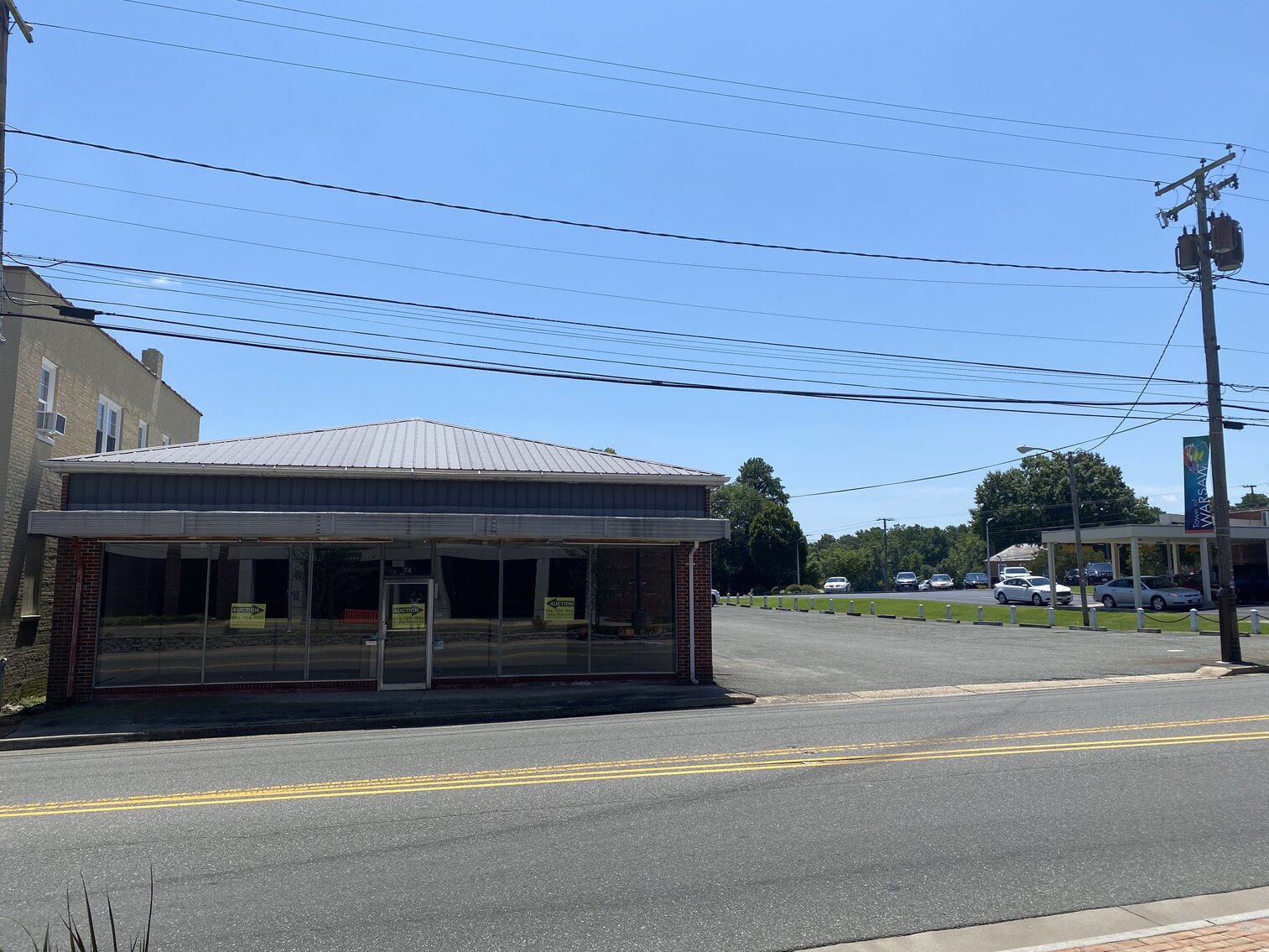 Image for Downtown, Main St. Commercial Flex Building - 5,658 SF - .64 AC - 24 Parking Spots - Concept Plans Included - 74 Main St. Warsaw VA