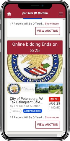 Image for City of Petersburg, VA Tax Delinquent Sale of Real Estate
