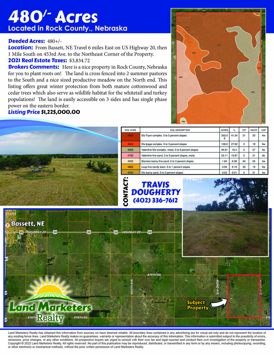 Image for 480+/- Acres in Rock County, NE