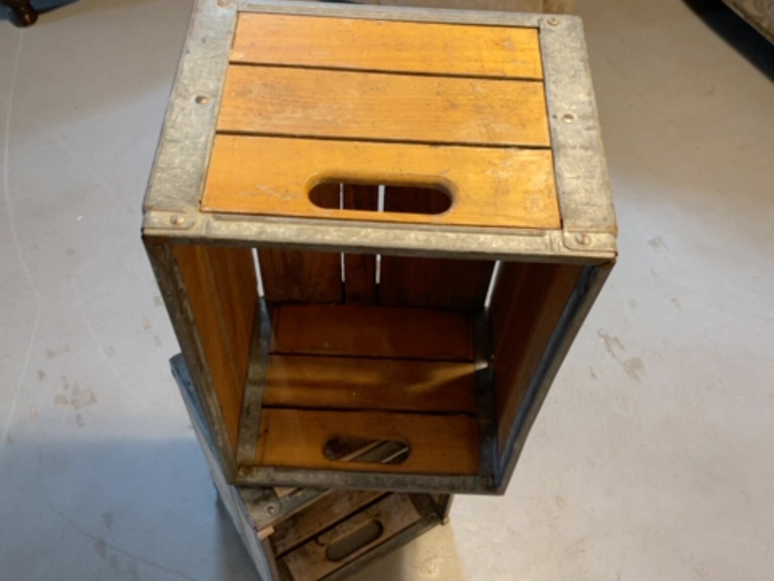 Wood and Metal Crates