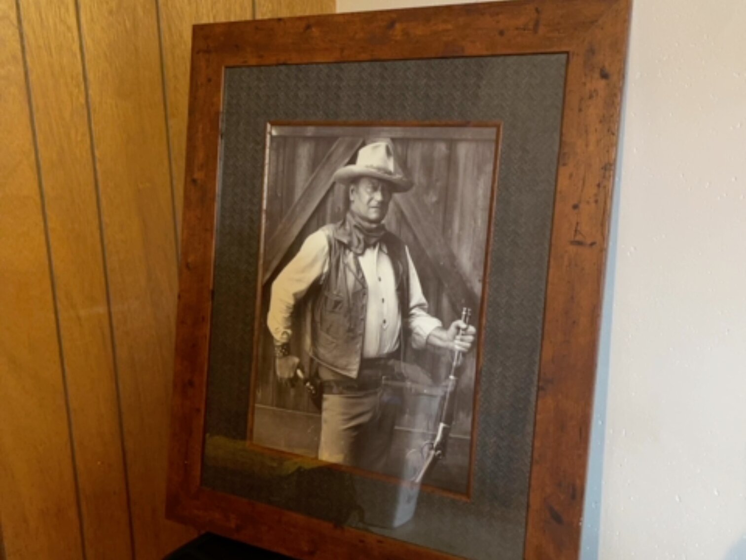 John Wayne Framed Picture