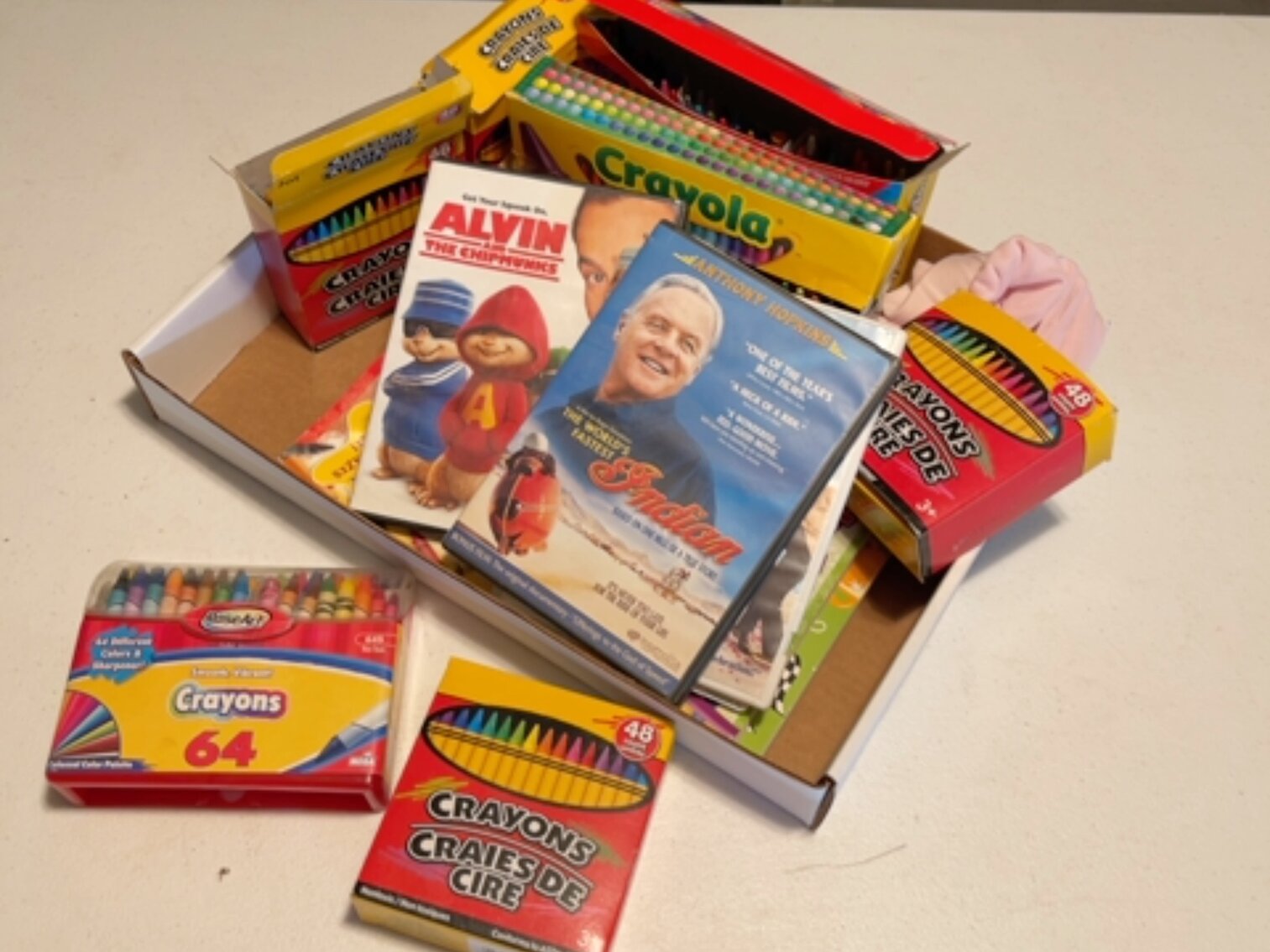 Crayons and Movies