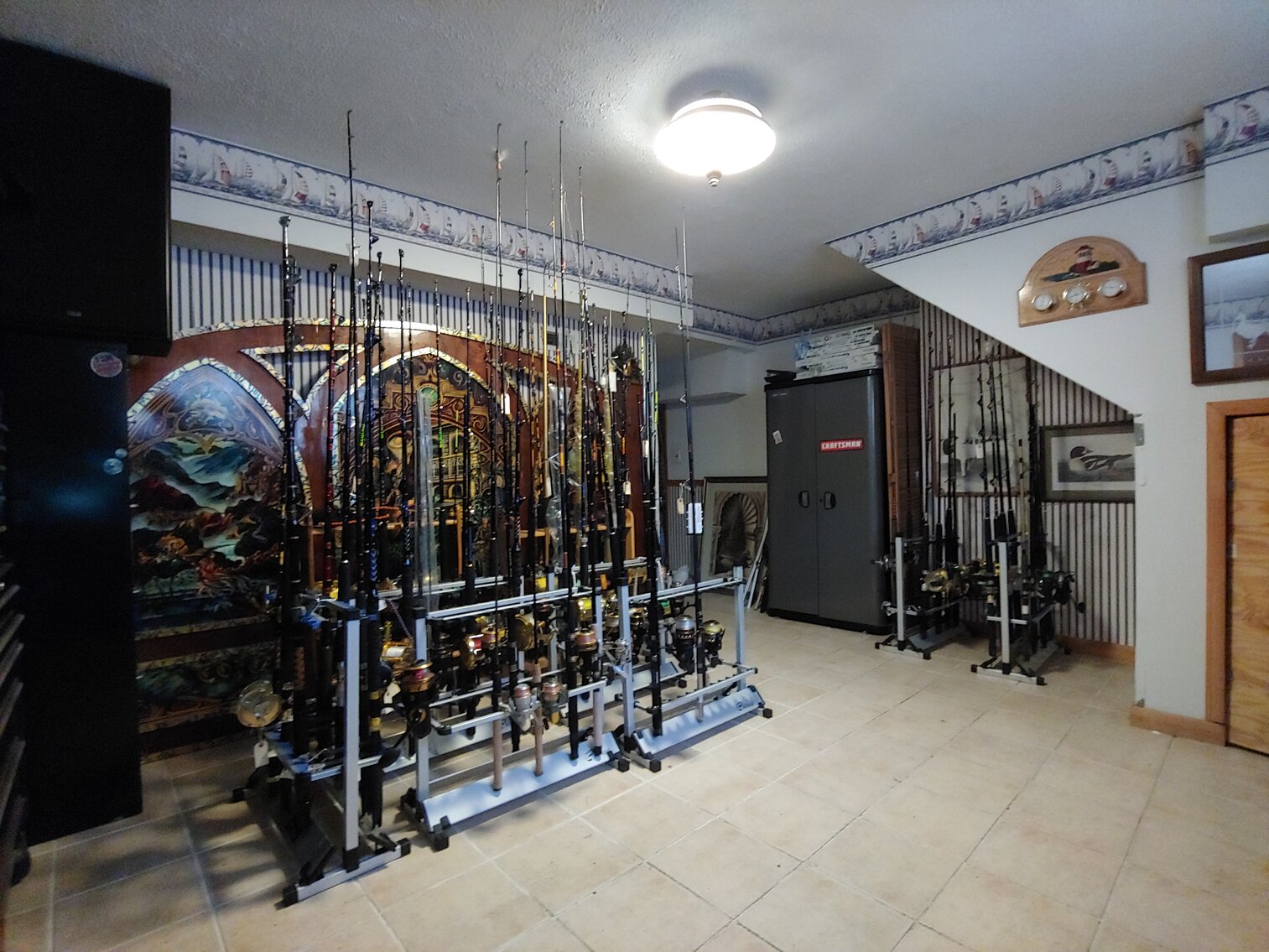 Image for 3 BR BRICK & VINYL SIDED SPLIT LEVEL HOME ON 0.57+/- AC W/ 18’ X 40’ INGROUND POOL; SALTWATER & FRESHWATER FISHING GEAR, 80+ HEAVY DUTY RODS & REELS, COLLECTIBLES, MEMORABILIA, FURNITURE & HOUSEHOLD ITEMS