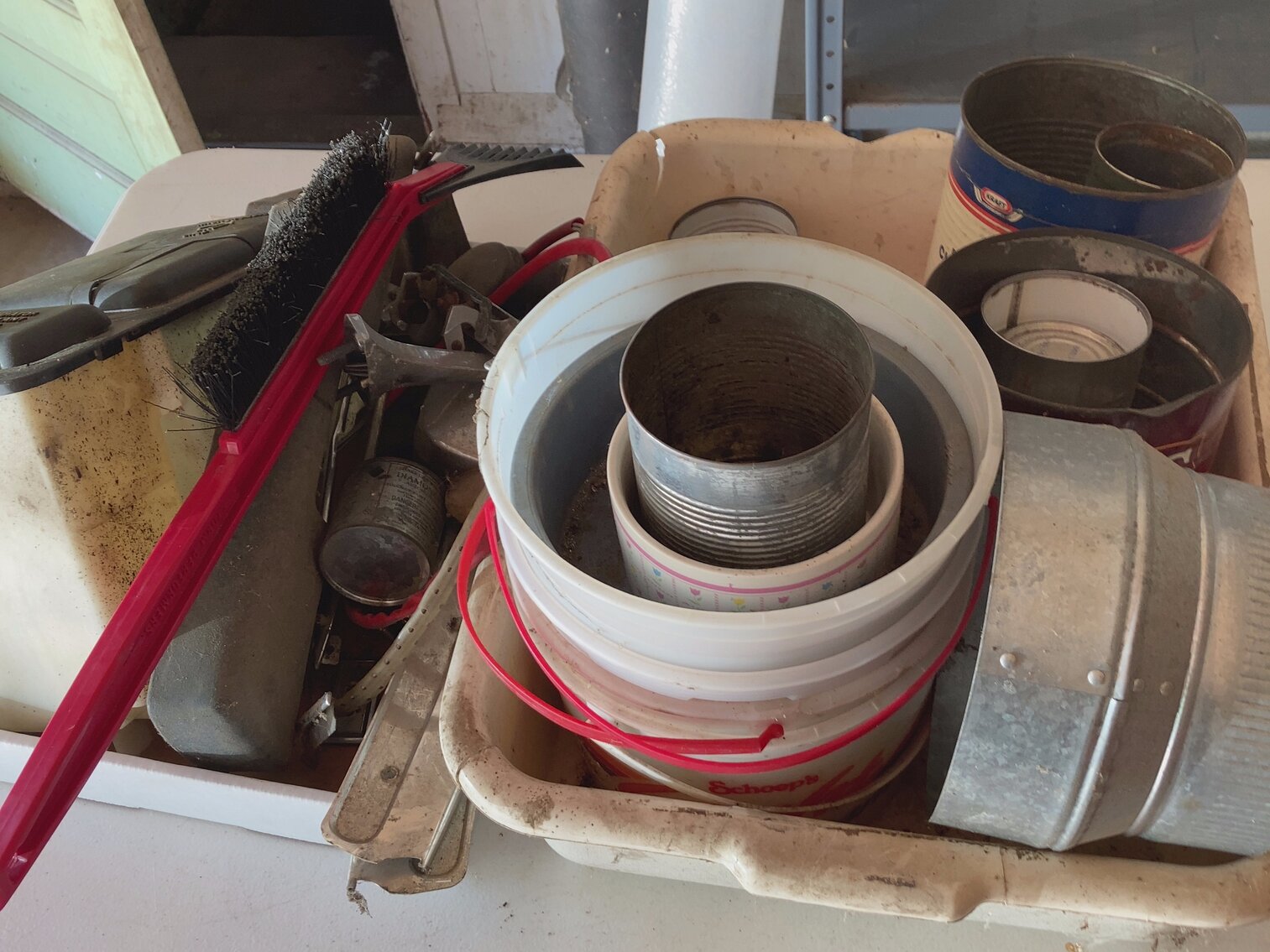 Tin Cans and Miscellaneous Car Parts