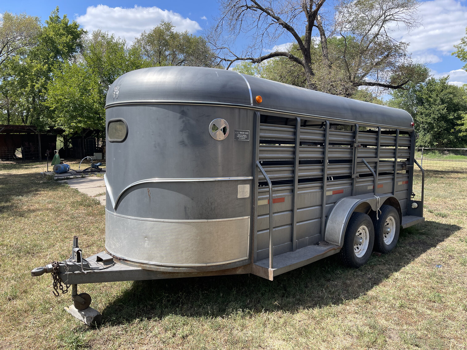 Stock Trailer, Nitro Tracker Boat, Tractors and Farm Equipment photo 1