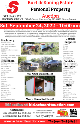 Image for Burt deKoning Estate Auction