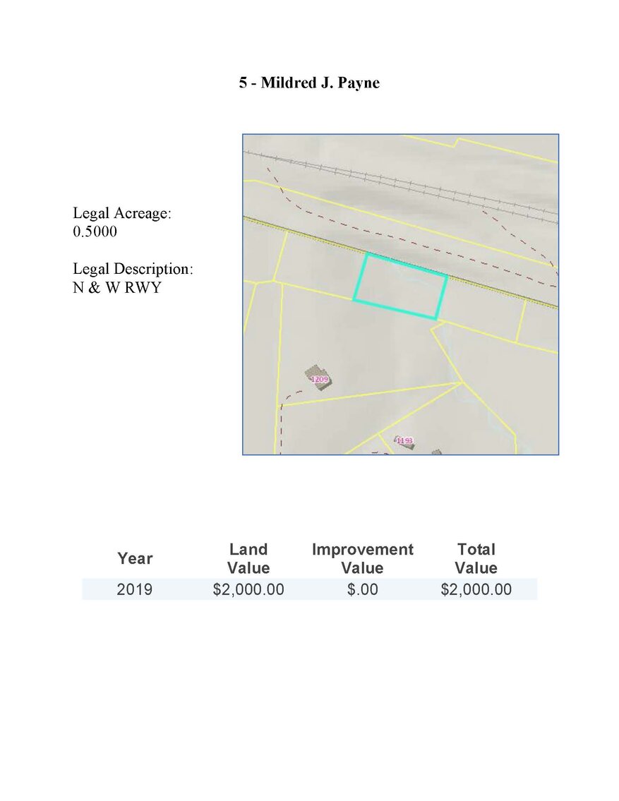 Image for N-5 0.5 acre +/- on Macon Street, Town of Bedford