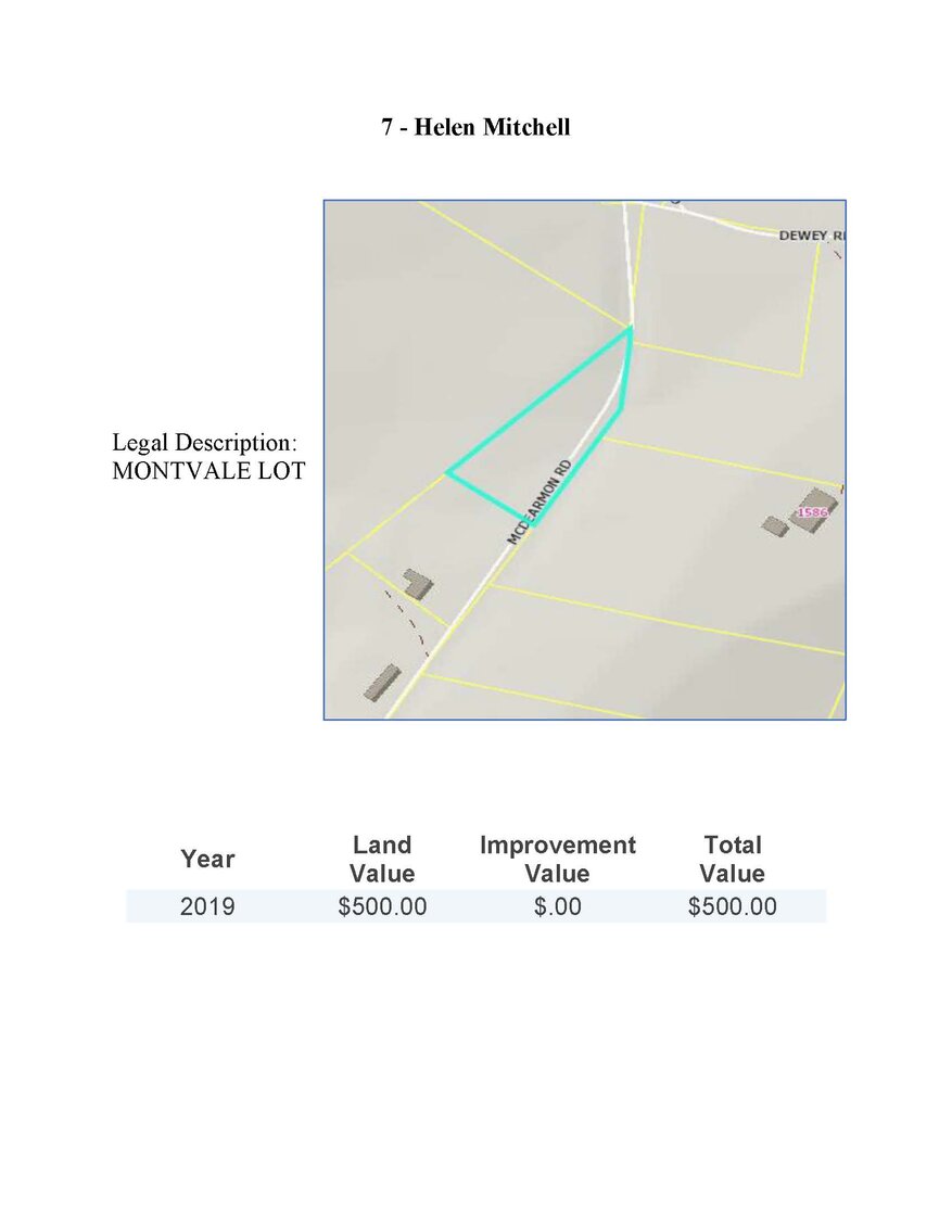 Image for N-7 1.00 acre +/- on McDearmon Road, Montvale