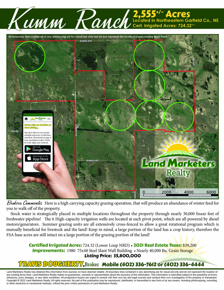 Image for 2,555 +/- Acres in Garfield County, NE