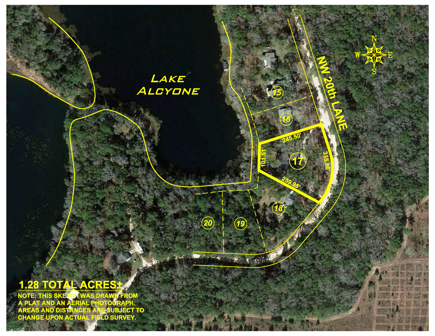 Lakefront Home Located in Jennings, Florida