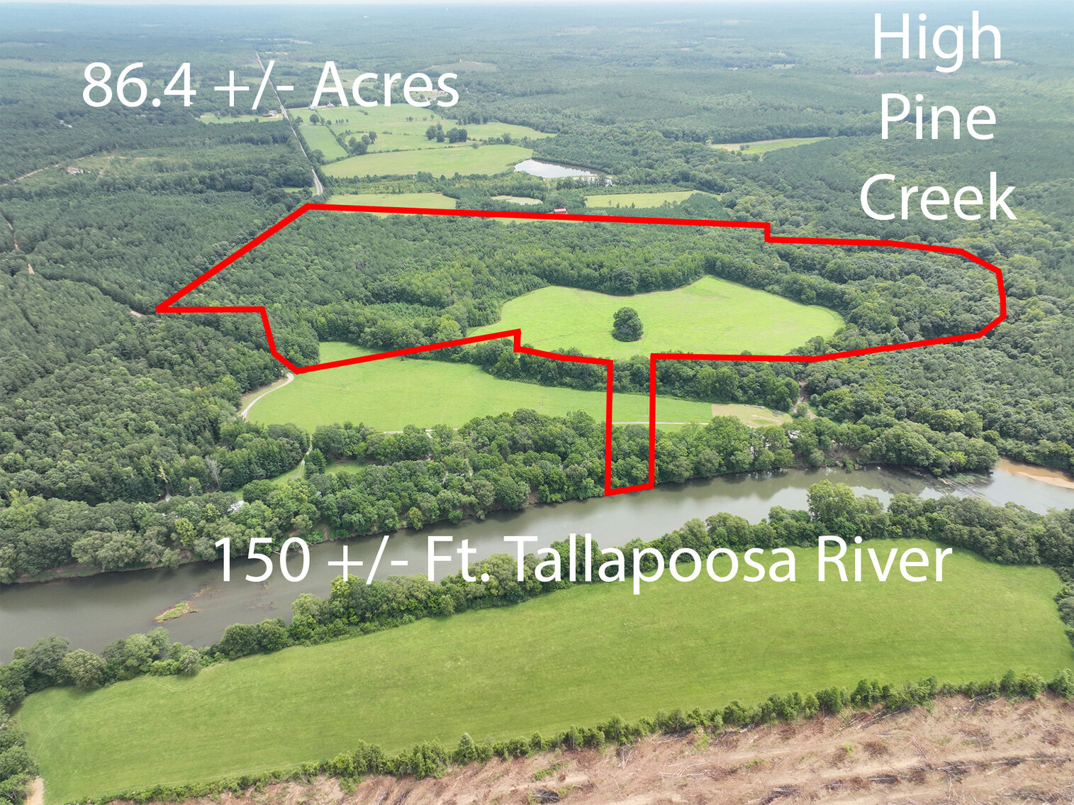 Image for 90 Ac +/- Co Rd 139 Chambers County, Alabama on the Tallapoosa River