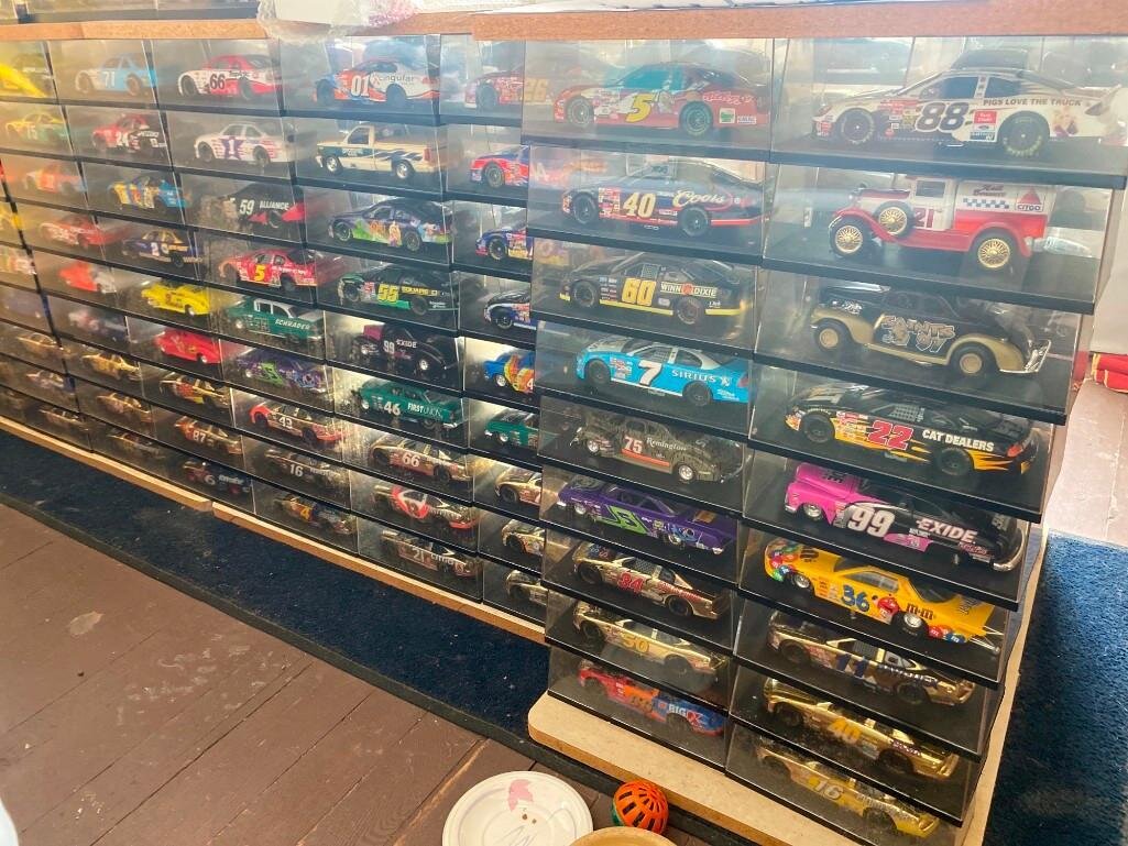 Image for NASCAR Collection, 2500+/- Diecasts, Posters, NASCAR Sheet Metal - All As 1 Bulk Lot (Maple)
