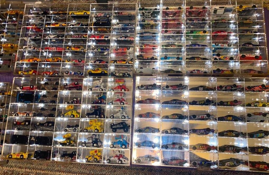 Image for NASCAR Collection, 2500+/- Diecasts, Posters, NASCAR Sheet Metal - All As 1 Bulk Lot (Maple)