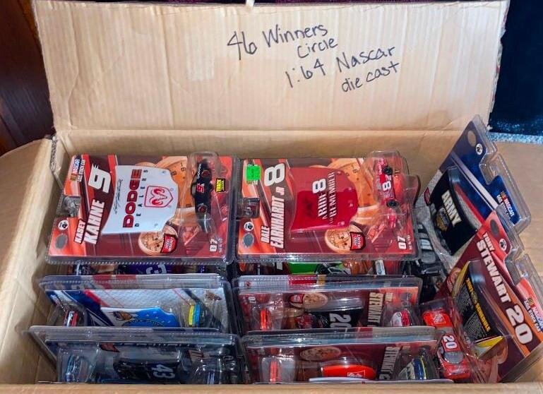 Image for NASCAR Collection, 2500+/- Diecasts, Posters, NASCAR Sheet Metal - All As 1 Bulk Lot (Maple)