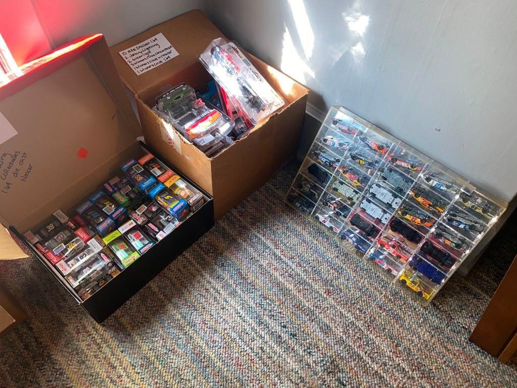 Image for NASCAR Collection, 2500+/- Diecasts, Posters, NASCAR Sheet Metal - All As 1 Bulk Lot (Maple)