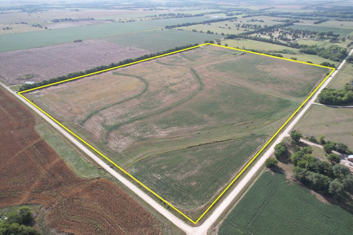 60 Acres Marion County, Kansas Tillable Farm Ground Land For Sale North of Peabody photo 6