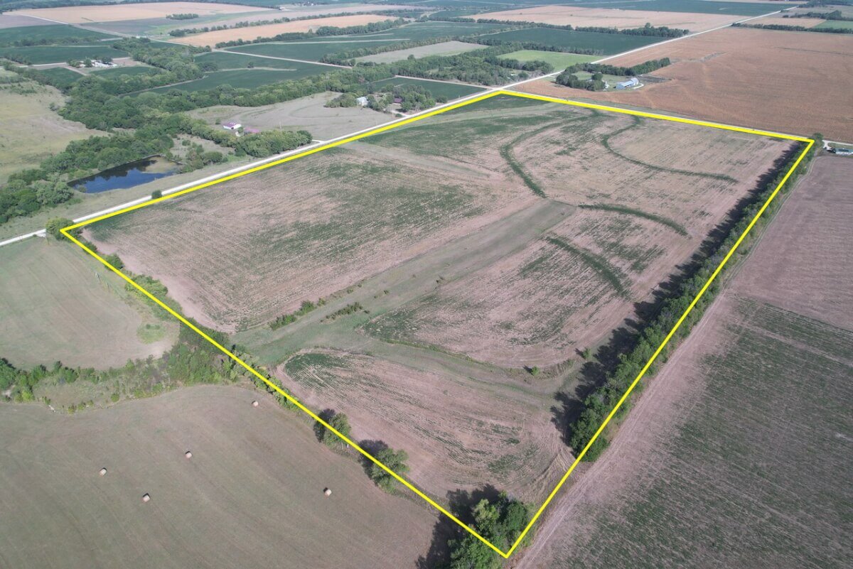 60 Acres Marion County, Kansas Tillable Farm Ground Land For Sale North of Peabody photo 7
