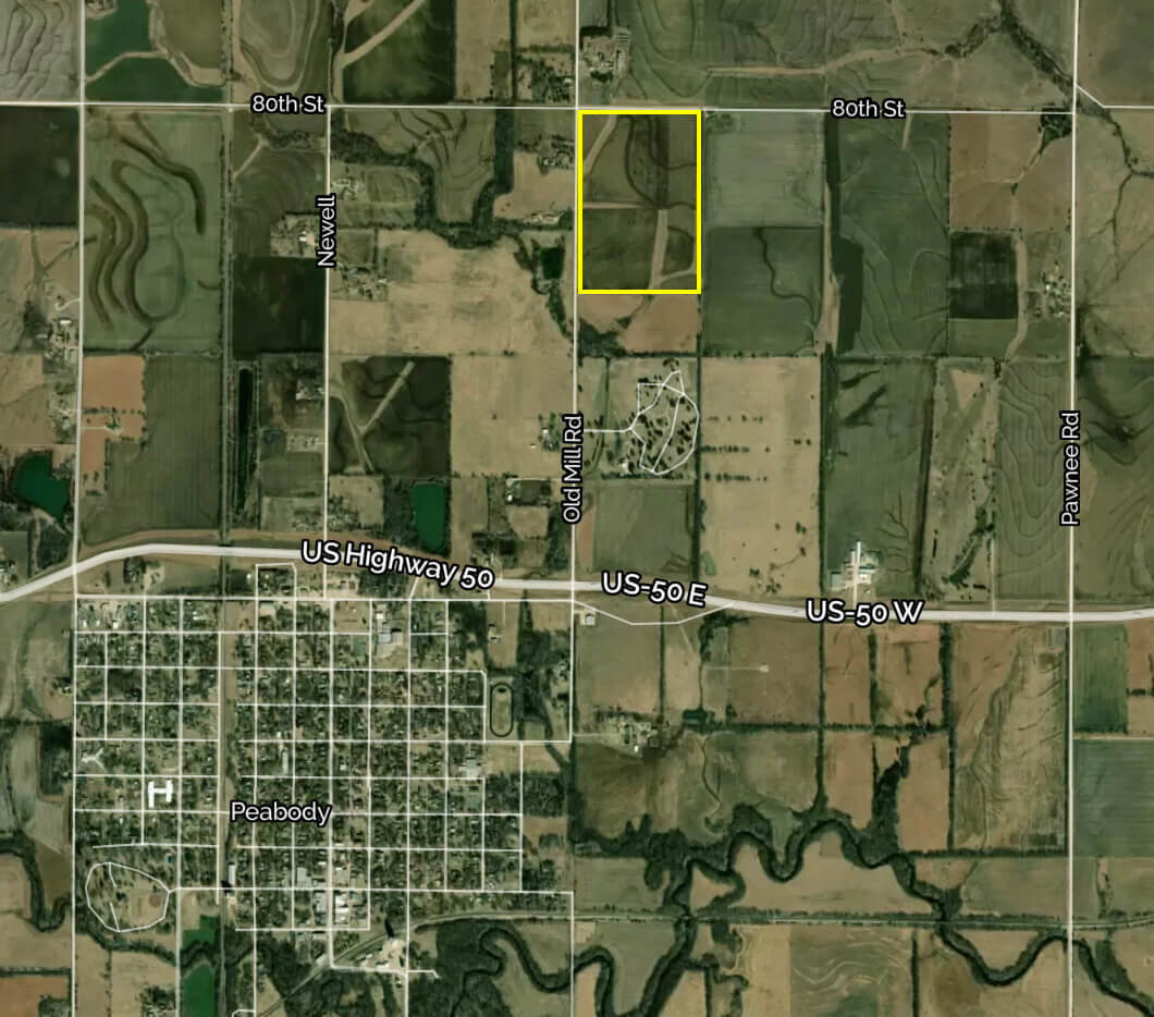 60 Acres Marion County, Kansas Tillable Farm Ground Land For Sale North of Peabody photo 8