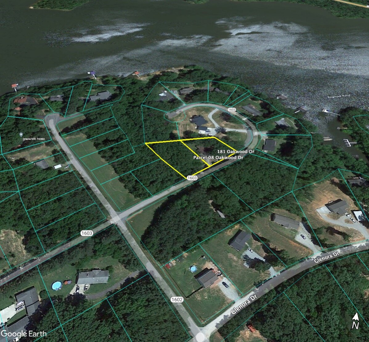 Image for PRN # - 580 - Vacant lot on Oakwood Dr. Clarksville, VA. Close too the lake.