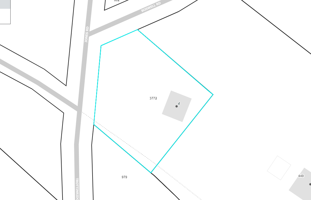 Image for PRN #: 3772 - .33 ± acres and rental house. 4 Jones Rd. Clarksville, VA.