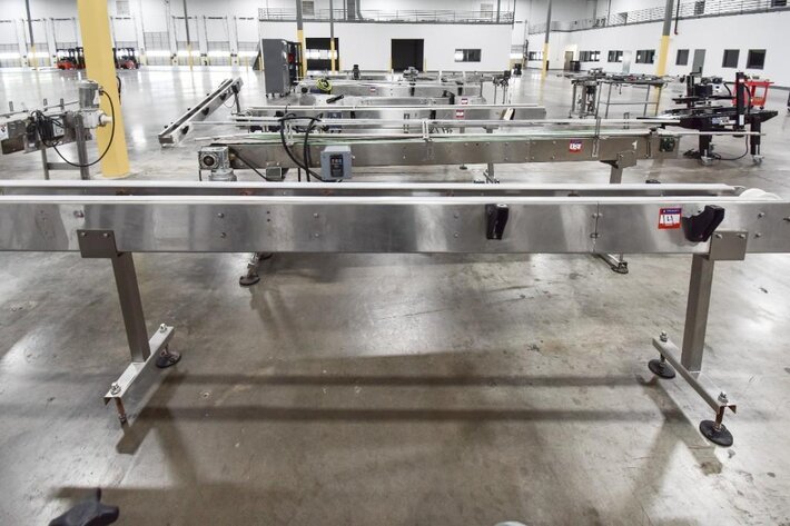 Image for ***SOLD*** MJK1185 Conveyor Segment no motor no belt 9' x 8