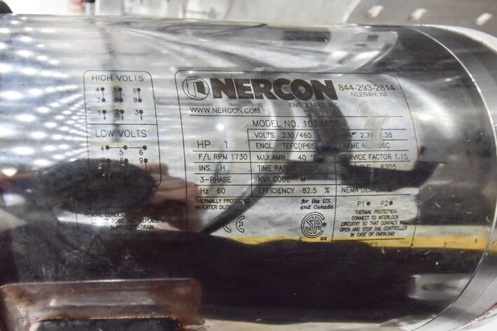 Image for ***SOLD*** MJK1187 Conveyor 9' x 6 /12'' with Variable Speed Control