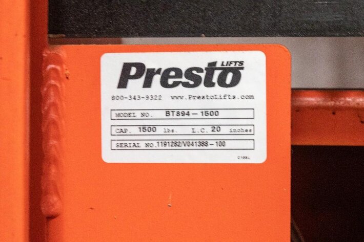 Image for MJK1202 Presto Lift
