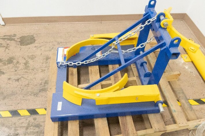 Image for MJK1207 Vestil Fork Mounted Poly Drum Handler