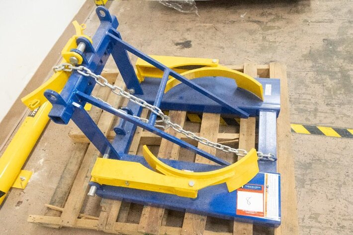 Image for MJK1207 Vestil Fork Mounted Poly Drum Handler