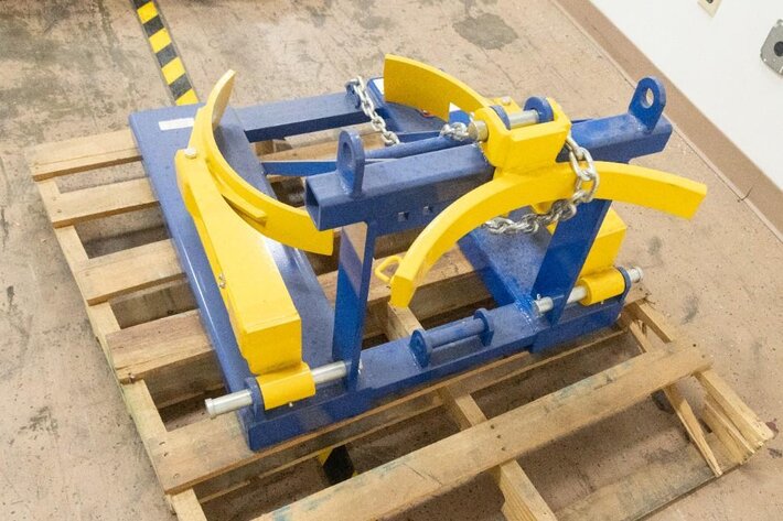 Image for MJK1207 Vestil Fork Mounted Poly Drum Handler