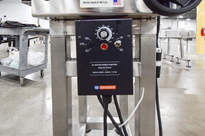 Image for ***SOLD*** MJK1222 A Packs Transfer Conveyor with Variable Speed Controller