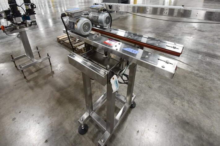 Image for ***SOLD*** MJK1222 A Packs Transfer Conveyor with Variable Speed Controller
