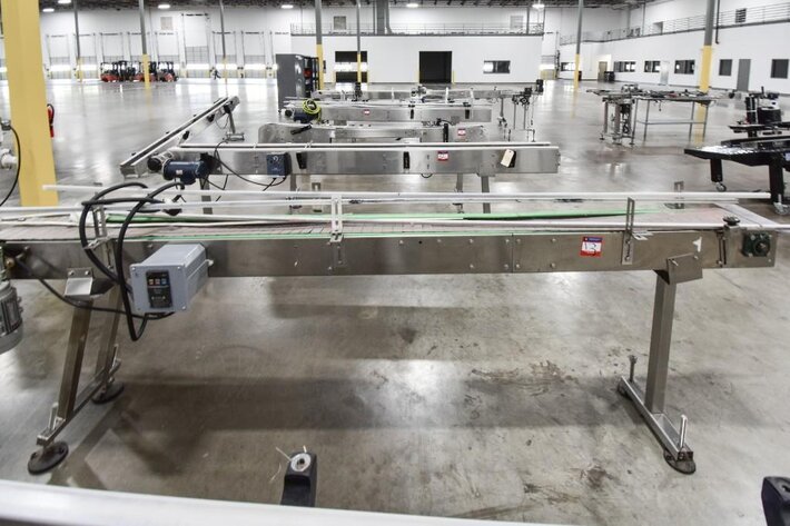 Image for ***SOLD***  MJK1225 Conveyor with Motor and Controller 10' x 8''