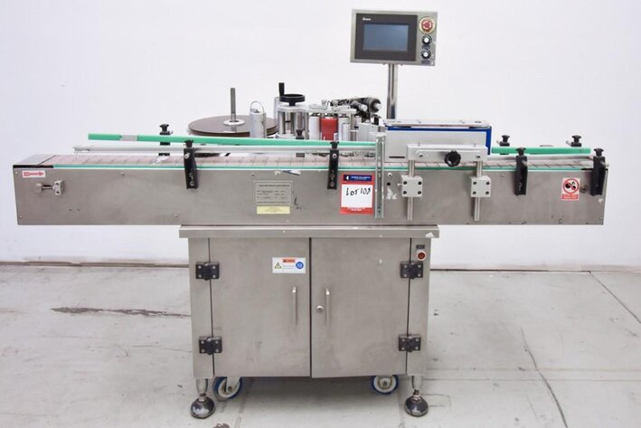 Image for MJK1238 Vertical Self-Adhesive Labeling Machine