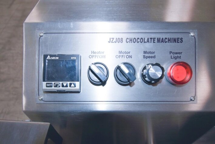 Image for ***SOLD*** MJK1243 KNOWN Machinery JZJ08 Chocolate Enrober Bottom Coating Machine