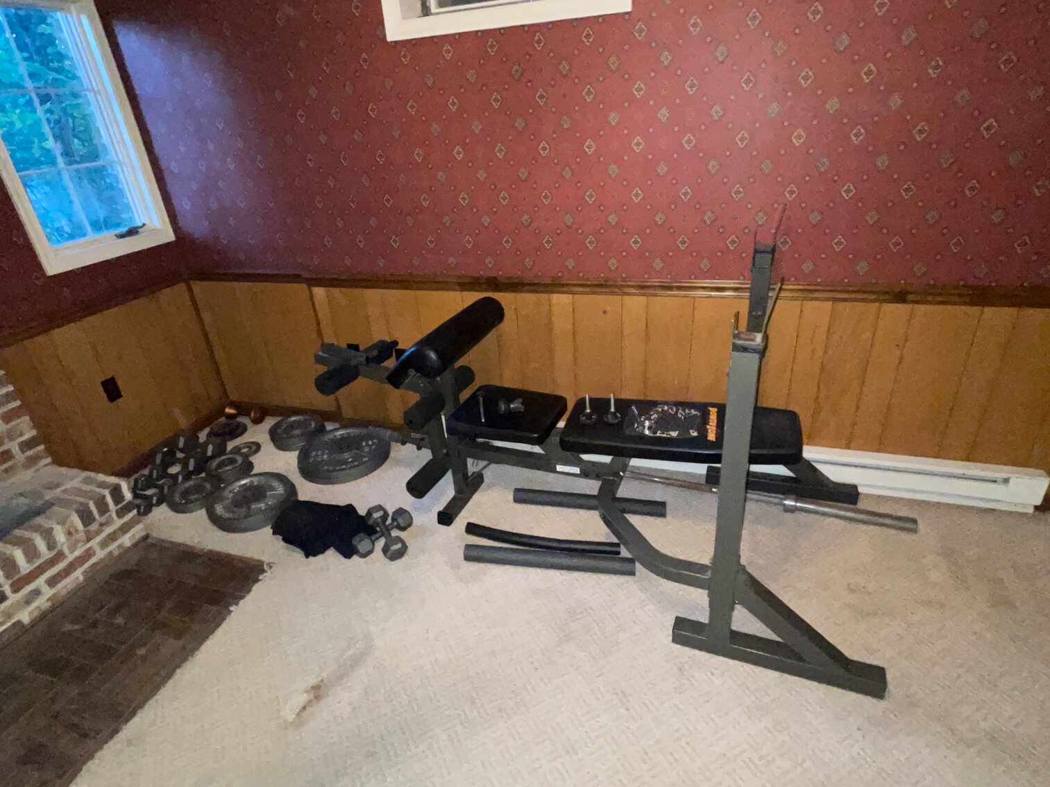 Weight Bench & Weights