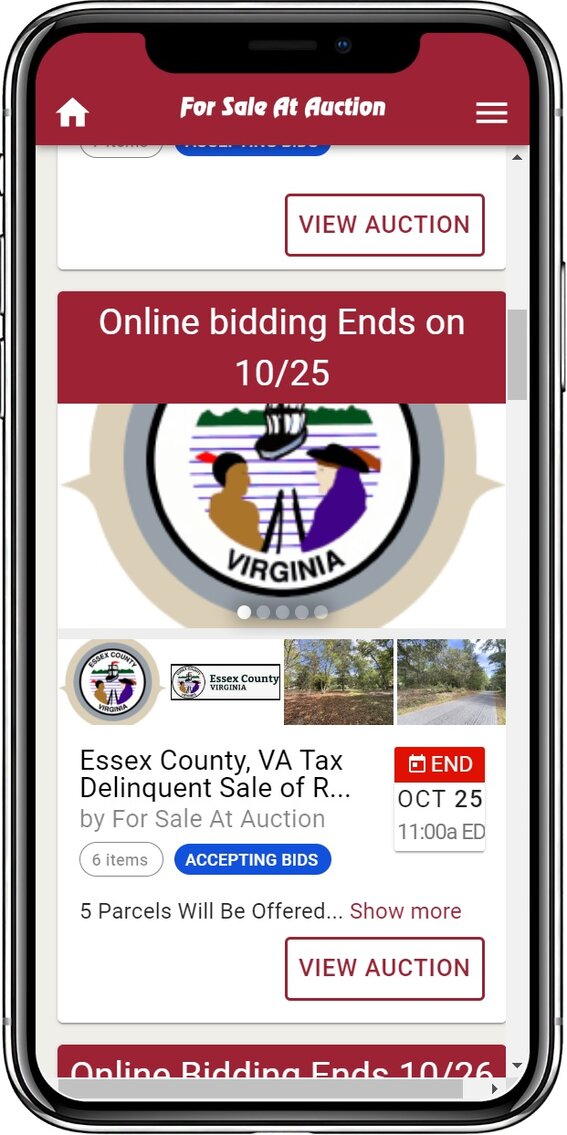 Image for Essex County, VA Tax Delinquent Sale of Real Estate