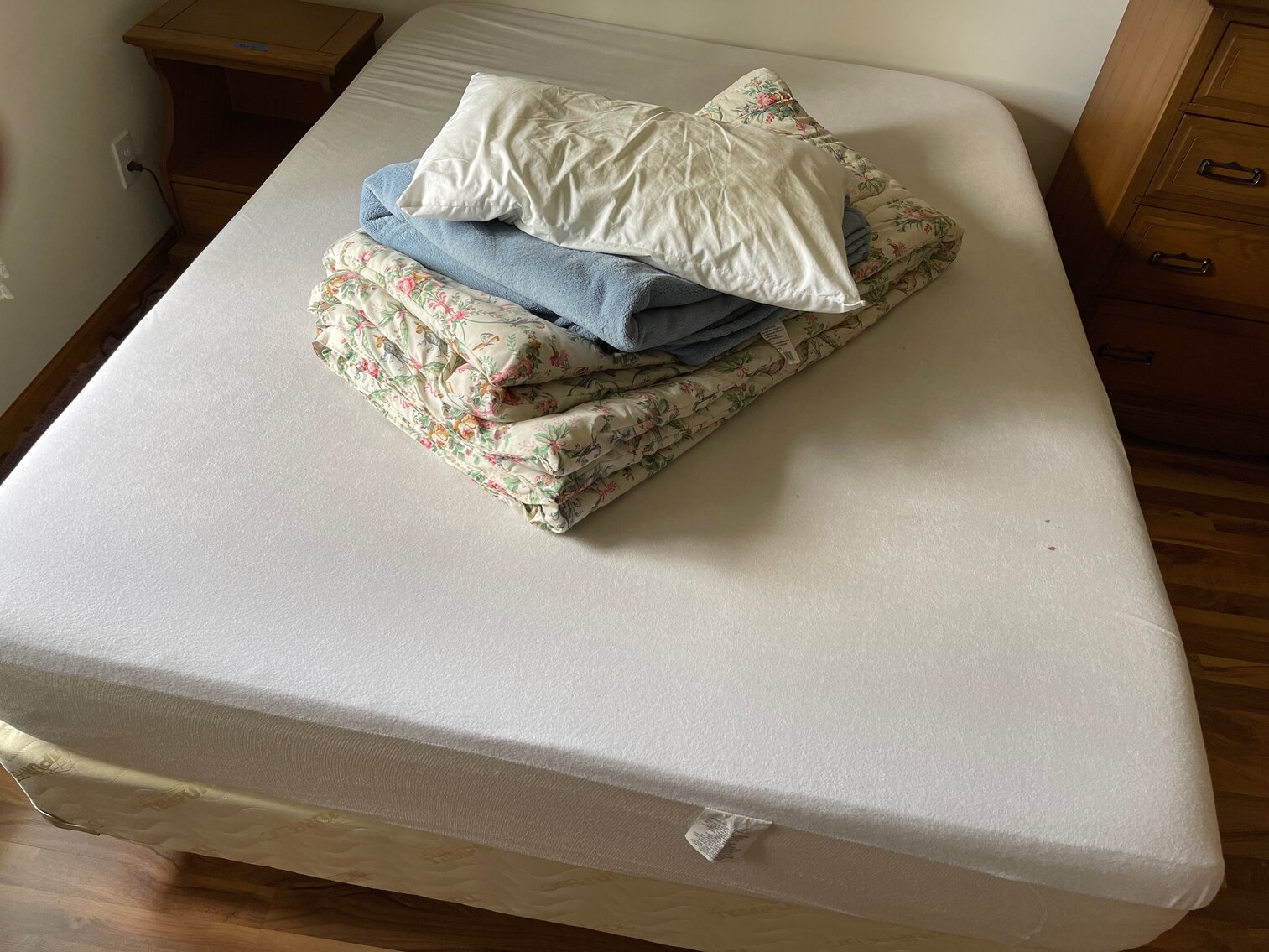 Queen Tempur-Pedic Box Spring and Mattress