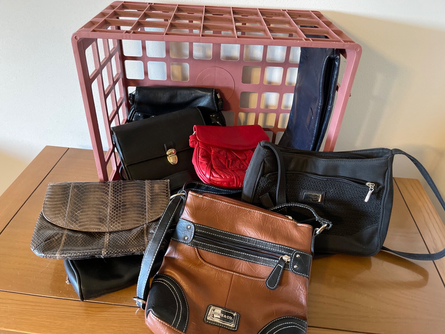 Tote of Purses and Wallets