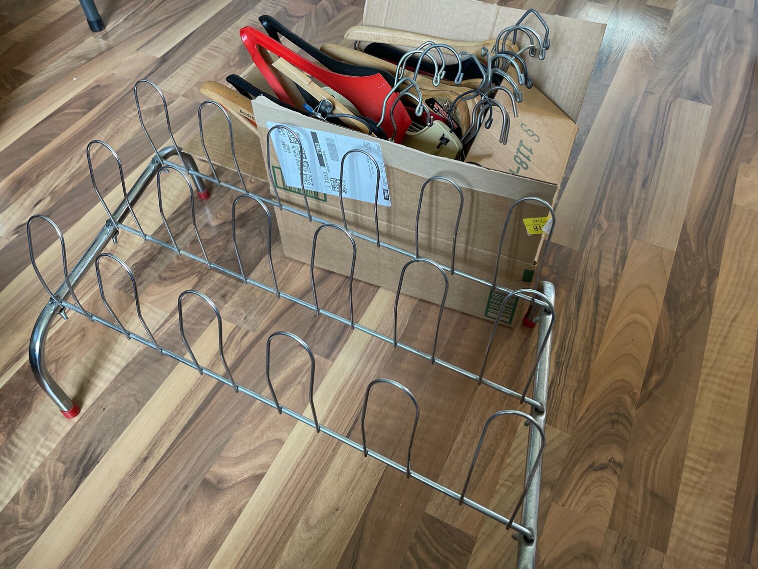 Shoe Rack and Hangers